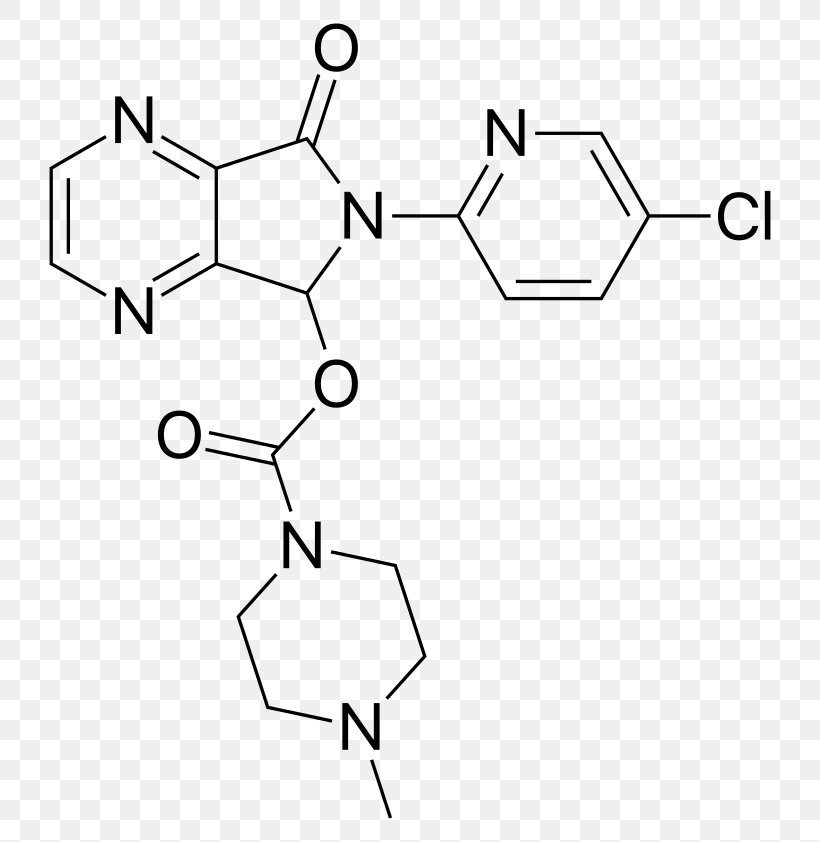 Eszopiclone Z-drug Hypnotic, PNG, 768x842px, Zopiclone, Area, Black And White, Cyclopyrrolones, Depressant Download Free