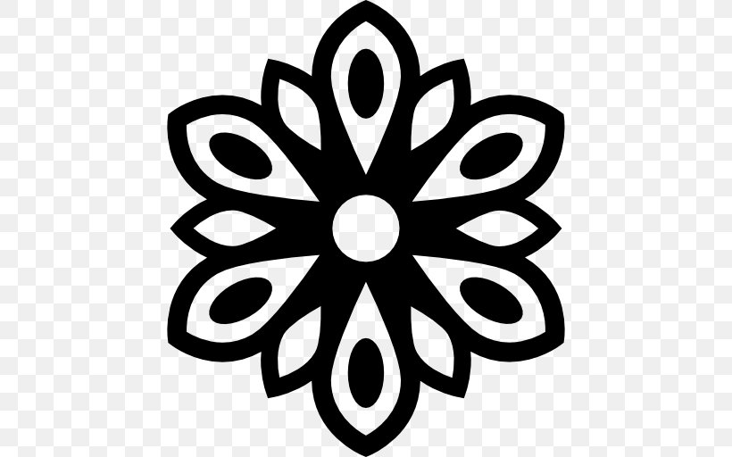 Line Art Floral Design Flower, PNG, 512x512px, Line Art, Area, Art, Black And White, Brand Download Free