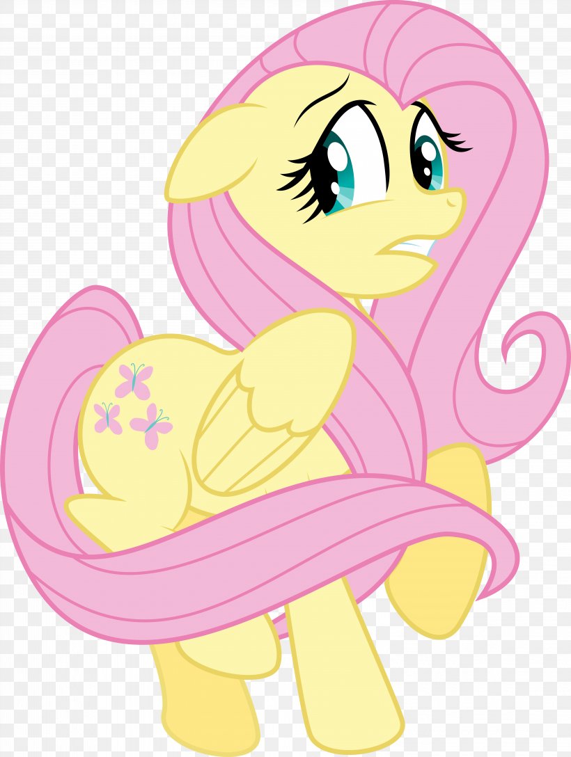 Pony Fluttershy Rainbow Dash Pinkie Pie Applejack, PNG, 5998x7960px, Watercolor, Cartoon, Flower, Frame, Heart Download Free