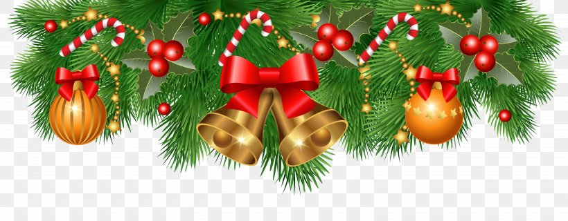 Santa Claus Christmas Decoration Clip Art, PNG, 6345x2483px, Santa Claus, Branch, Christmas, Christmas Card, Christmas Decoration Download Free