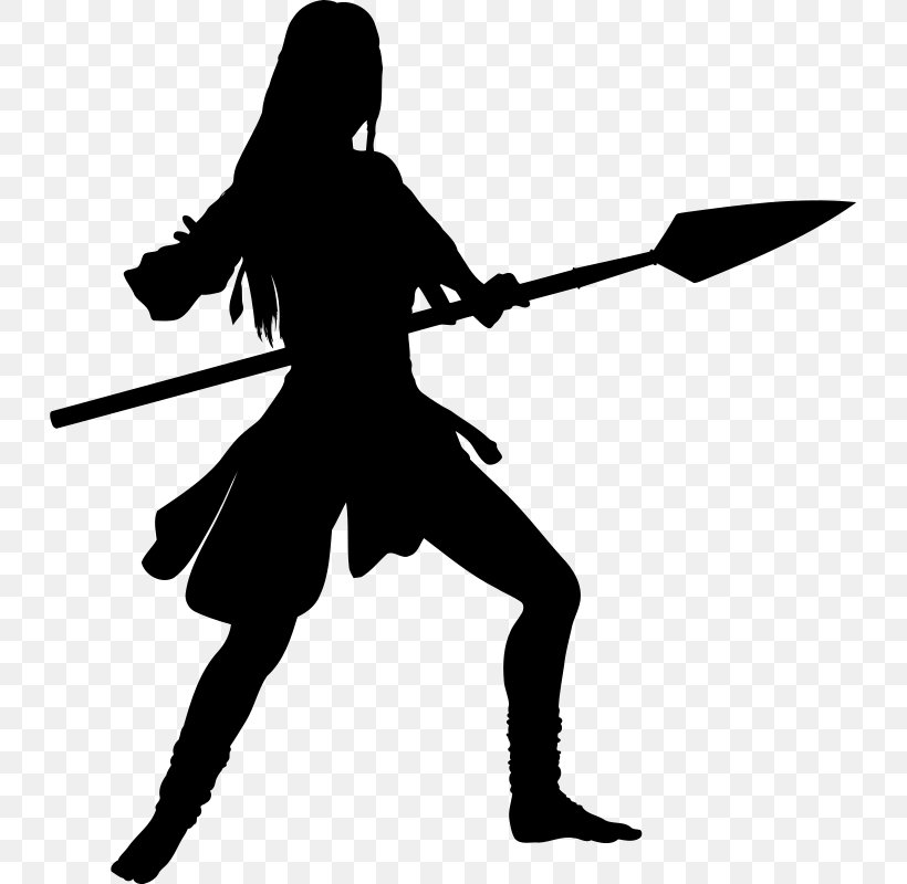 The Woman Warrior Clip Art, PNG, 729x800px, Warrior, Black, Black And White, Cold Weapon, Drawing Download Free