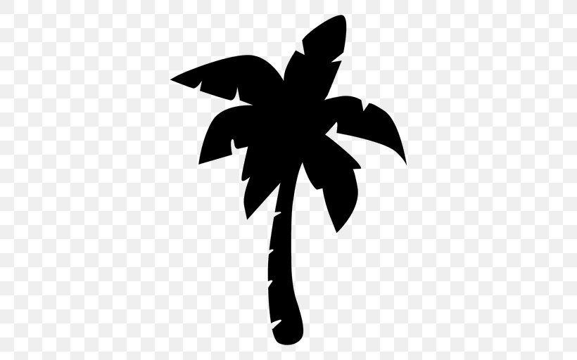 Arecaceae Tree Sunset Silhouette, PNG, 512x512px, Arecaceae, Black And White, Branch, Christmas Tree, Drawing Download Free
