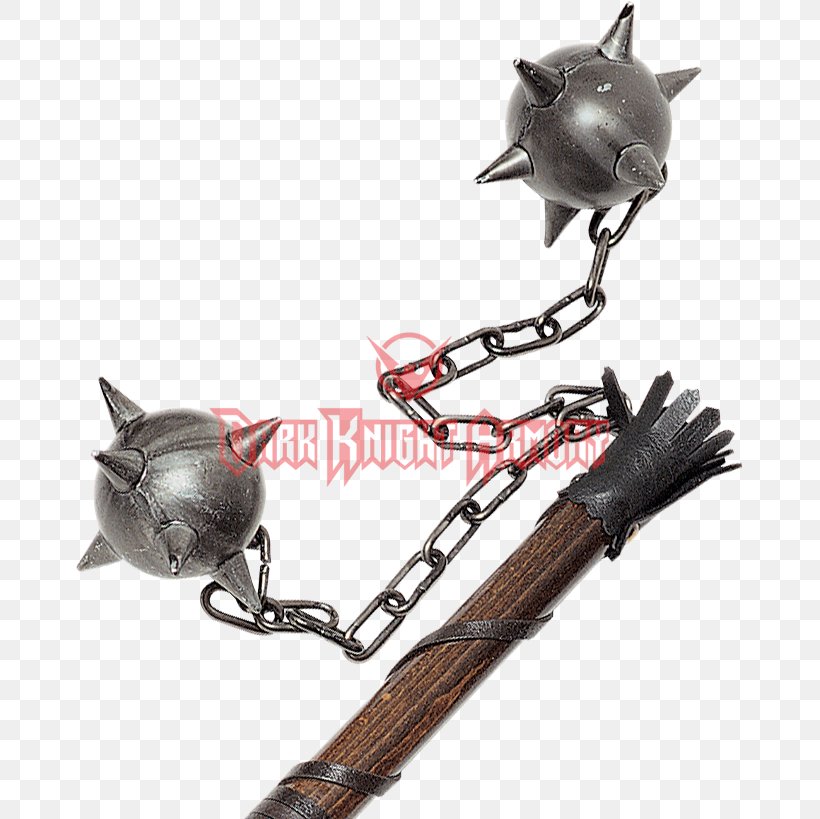 Flail Middle Ages 14th Century Weapon Cavalry, PNG, 819x819px, Watercolor, Cartoon, Flower, Frame, Heart Download Free