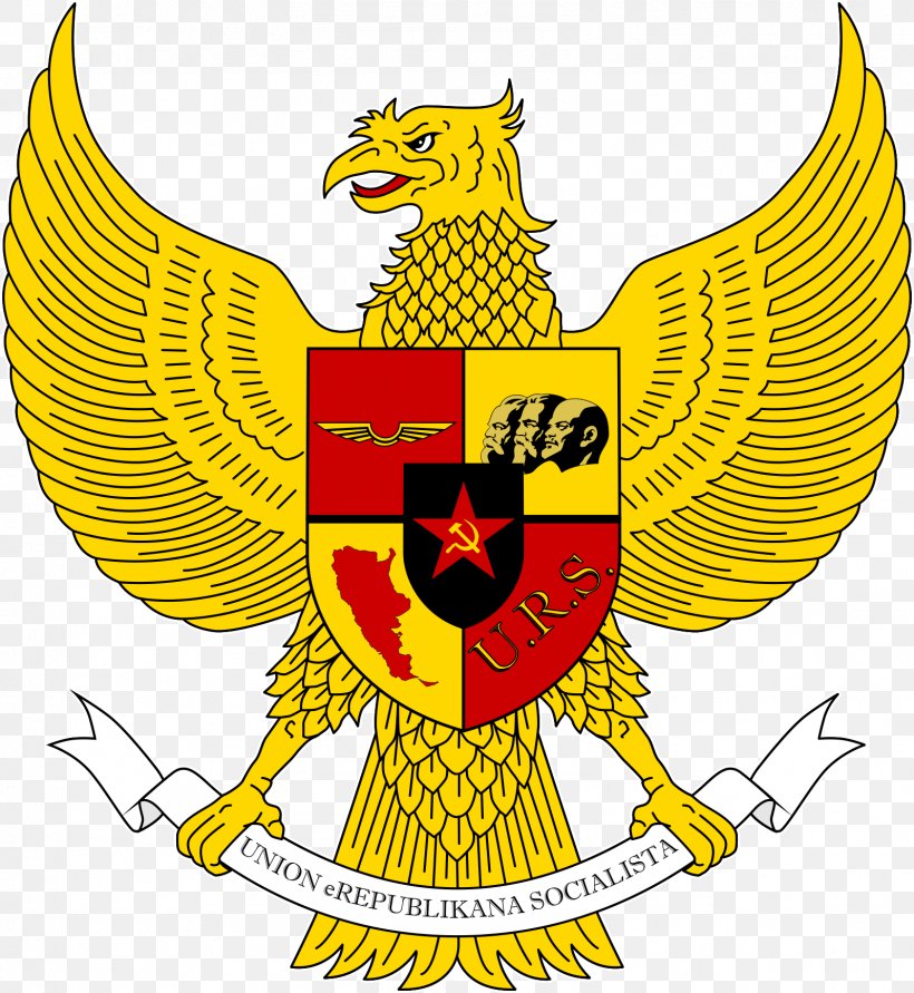 National Emblem Of Indonesia Pancasila Garuda Symbol, PNG, 1597x1736px, National Emblem Of Indonesia, Beak, Belief, Bhinneka Tunggal Ika, Bird Download Free