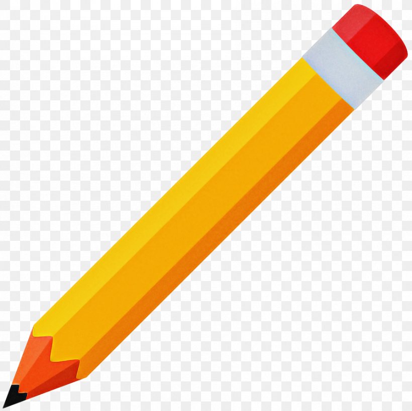 Orange, PNG, 894x893px, Yellow, Office Supplies, Orange, Pen, Pencil Download Free
