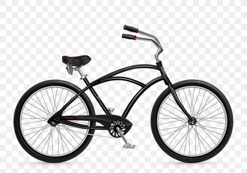 Cruiser Bicycle Electra Bicycle Company Schwinn Bicycle Company, PNG, 1000x700px, Cruiser Bicycle, Bicycle, Bicycle Accessory, Bicycle Drivetrain Part, Bicycle Forks Download Free