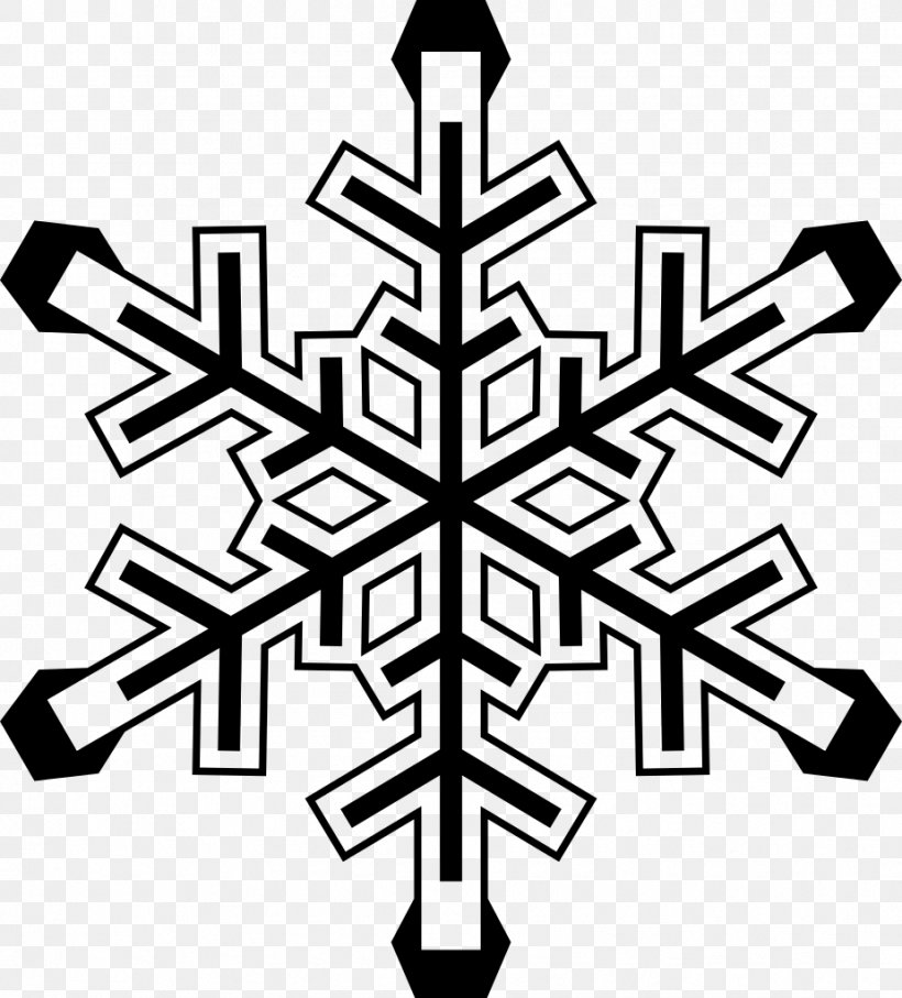 Snowflake Cold, PNG, 925x1024px, Snowflake, Black And White, Cold, Crystal, Drawing Download Free