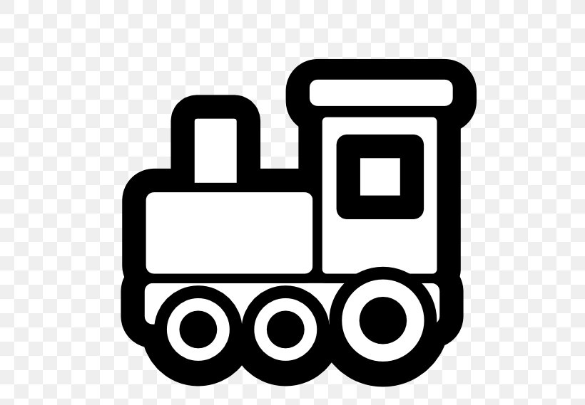 Toy Trains & Train Sets Rail Transport Black And White Clip Art, PNG, 569x569px, Train, Area, Black, Black And White, Brand Download Free