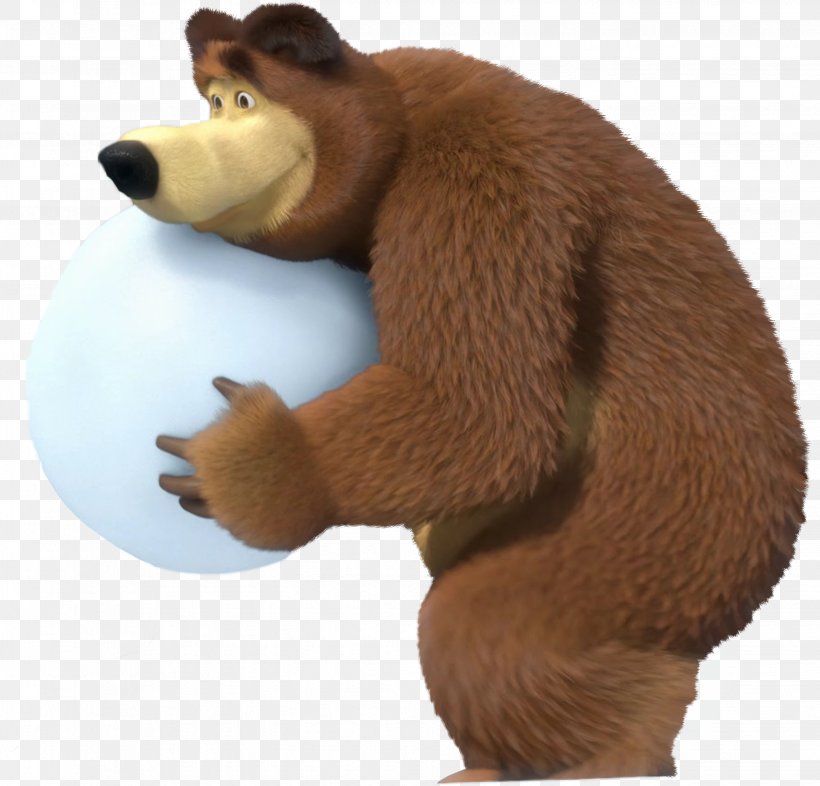 Masha Grizzly Bear Animation, PNG, 2888x2770px, Masha, Animation, Bear, Carnivoran, Cartoon Download Free