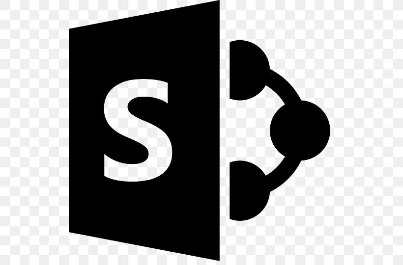 SharePoint Microsoft Office 365, PNG, 540x540px, Sharepoint, Black And White, Brand, Internet Explorer 10, Logo Download Free