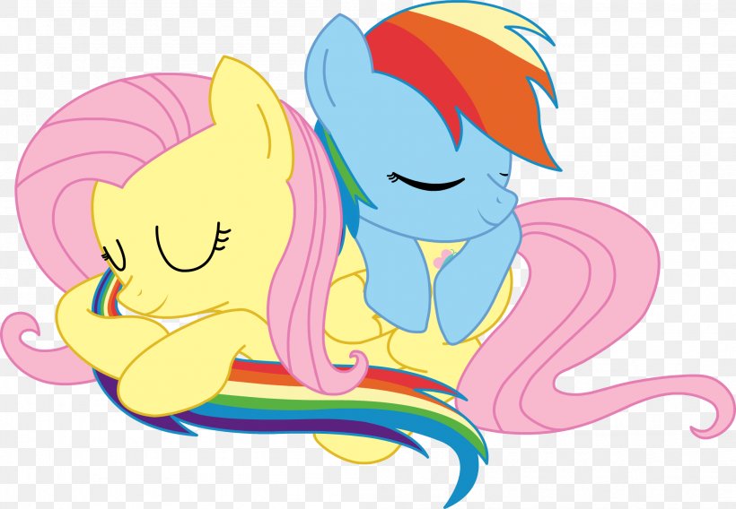 Fluttershy Rainbow Dash Pony Applejack Rarity, PNG, 2097x1454px, Watercolor, Cartoon, Flower, Frame, Heart Download Free