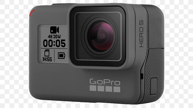 GoPro HERO5 Black Action Camera GoPro HERO5 Session, PNG, 604x460px, 4k Resolution, Gopro Hero5 Black, Action Camera, Camera, Camera Accessory Download Free