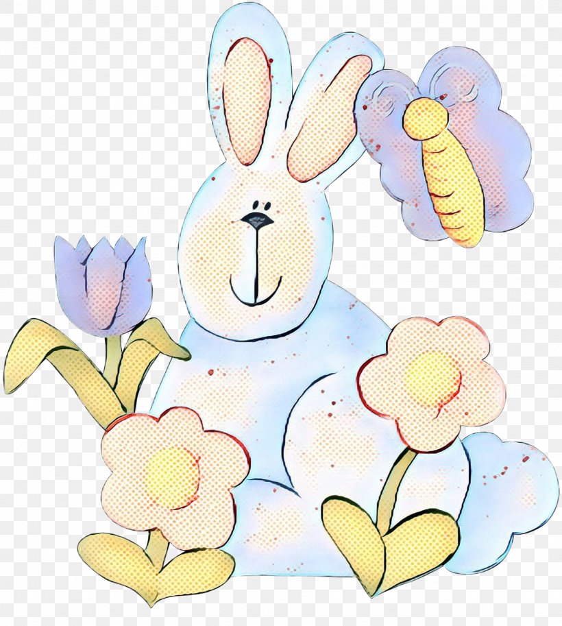 Easter Bunny Hare Clip Art Illustration, PNG, 1436x1600px, Easter Bunny, Animal Figure, Cartoon, Easter, Flowering Plant Download Free