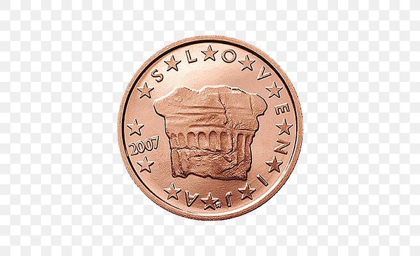Slovenian Euro Coins Prince's Stone Slovenian Euro Coins, PNG, 500x500px, 1 Cent Euro Coin, 1 Euro Coin, 2 Euro Cent Coin, 2 Euro Coin, Coin Download Free