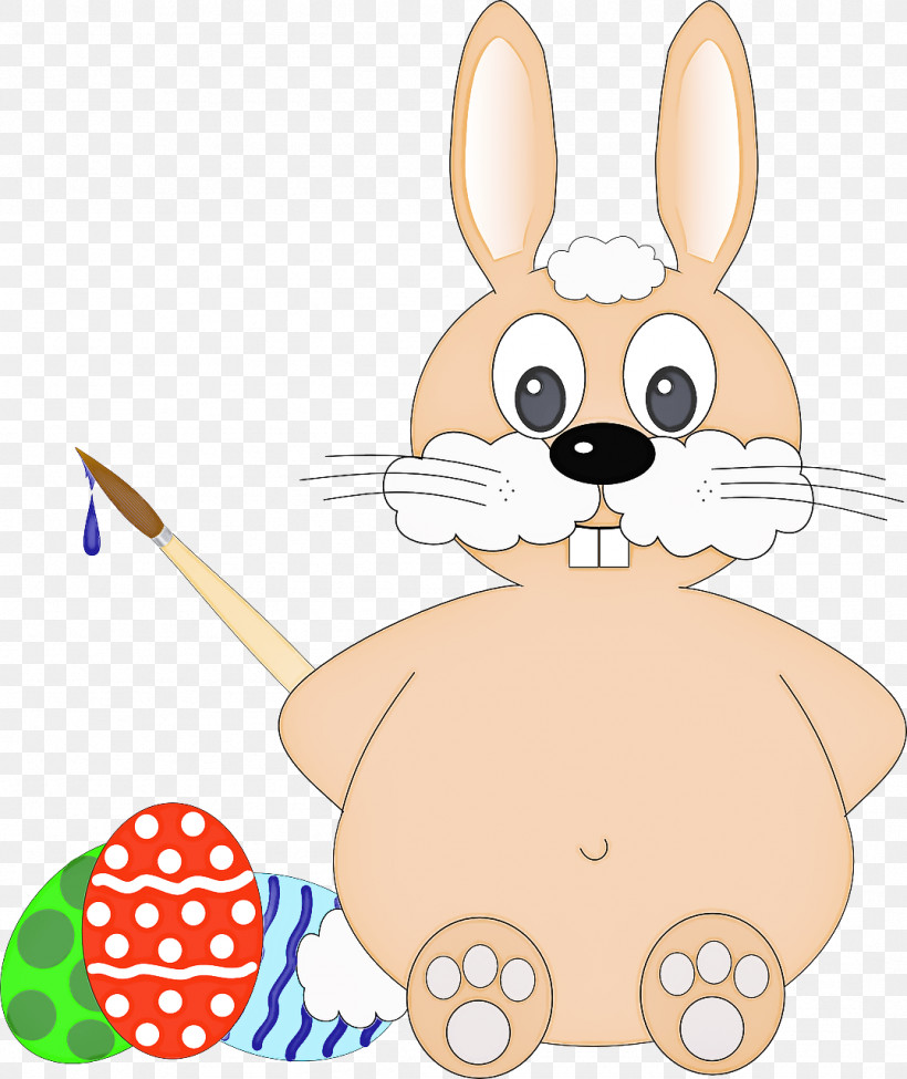 Easter Bunny, PNG, 1076x1280px, Cartoon, Animal Figure, Easter Bunny, Hare, Rabbit Download Free