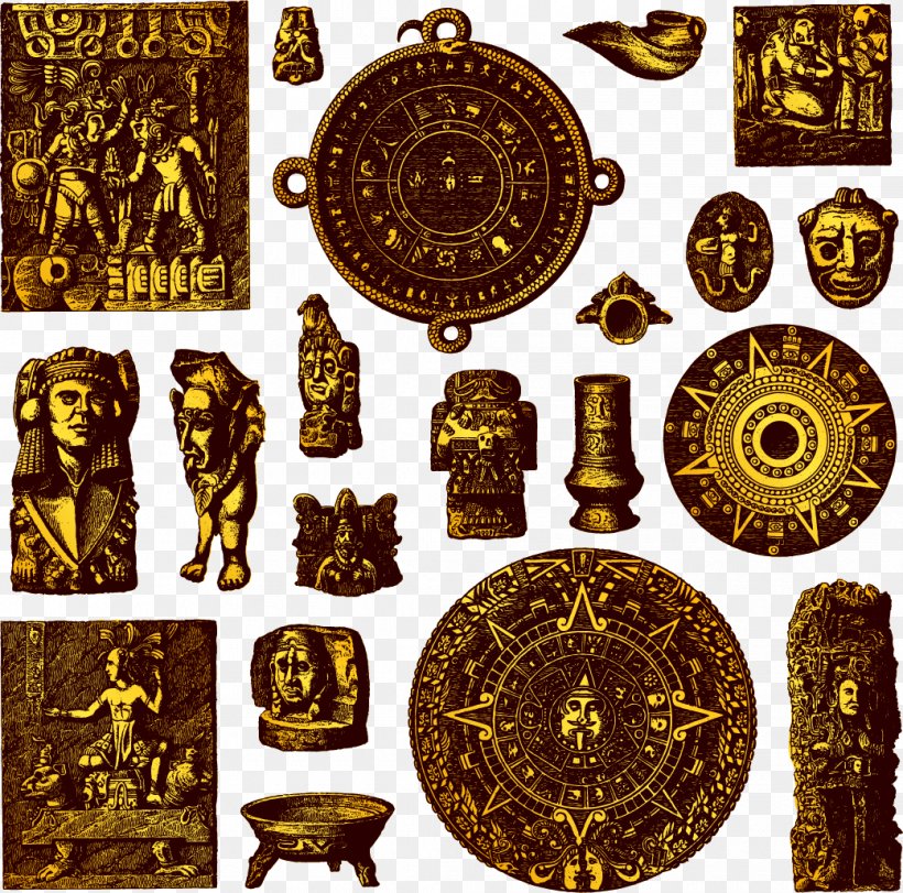 Maya Civilization Royalty-free Photography Icon, PNG, 1040x1029px, Maya Civilization, Ancient History, Art, Brass, Gold Download Free