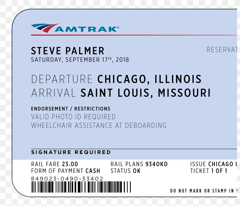 Amtrak Ticket Office Train Fare, PNG, 800x704px, Amtrak, Bing, Brand, Chicago, Document Download Free