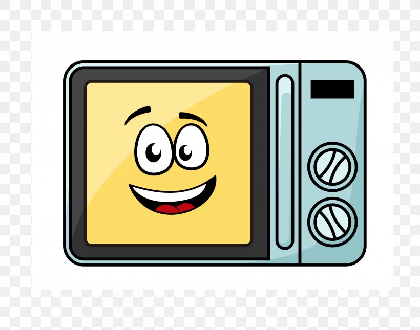 Microwave Ovens Drawing Cartoon Home Appliance, PNG, 2945x2318px, Microwave Ovens, Cartoon, Drawing, Emoticon, Happiness Download Free