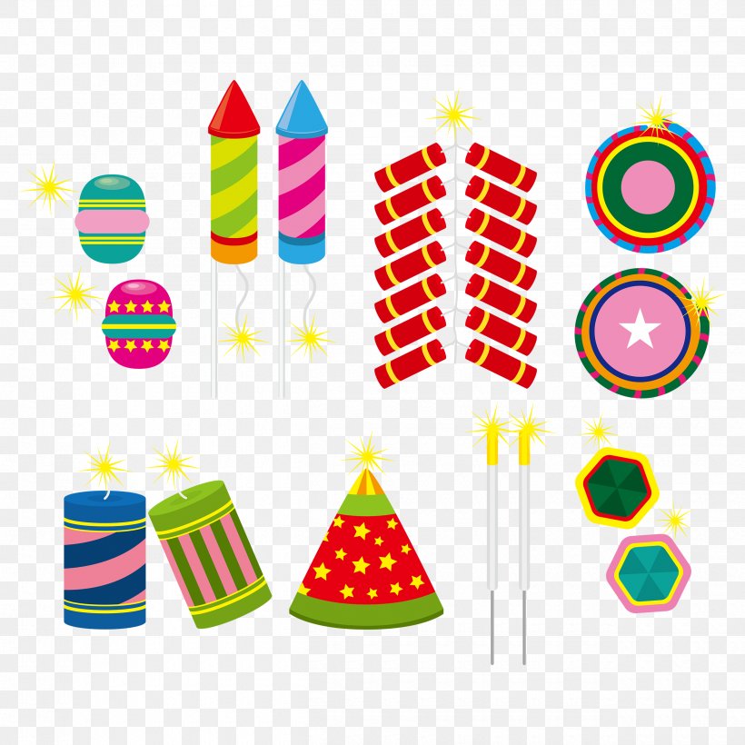 Firecracker Fireworks Vector Graphics Pyrotechnics, PNG, 2500x2500px, Firecracker, Area, Chinese New Year, Cone, Fireworks Download Free