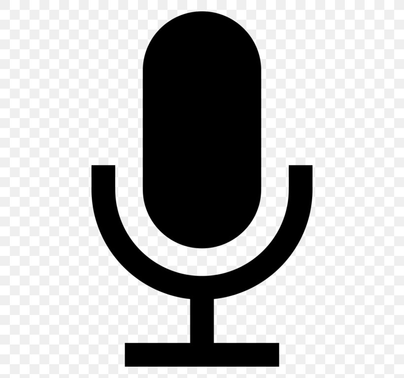Microphone, PNG, 768x768px, Microphone, Audio, Audio Mastering, Black And White, Icon Design Download Free