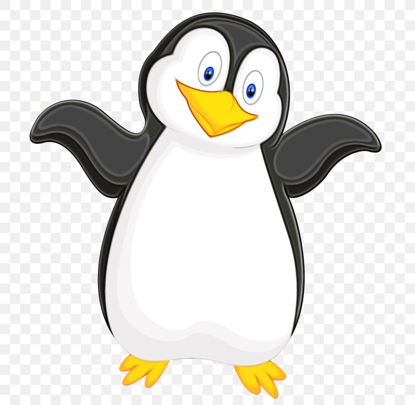 Penguin, PNG, 748x800px, Watercolor, Animal Figure, Beak, Bird, Cartoon Download Free