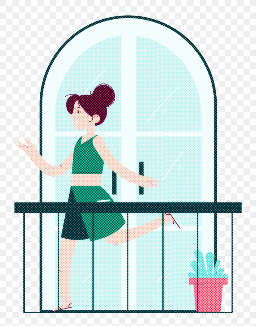 Balcony Home Rest, PNG, 1960x2500px, Balcony, Behavior, Cartoon, Geometry, Home Download Free