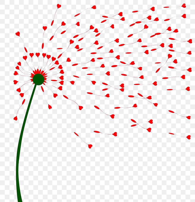 Dandelion Seed Clip Art, PNG, 820x851px, Dandelion, Area, Flower, Flowering Plant, Heart Download Free