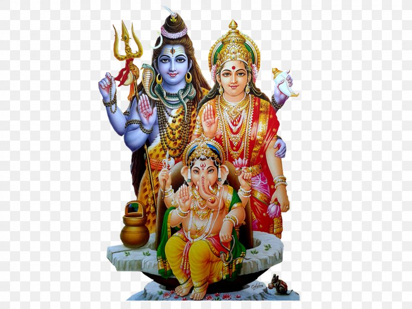 Ganesha Parvati Shiva Hinduism God, PNG, 1600x1200px, Ganesha, Adi Shankara, Art, Deity, Figurine Download Free