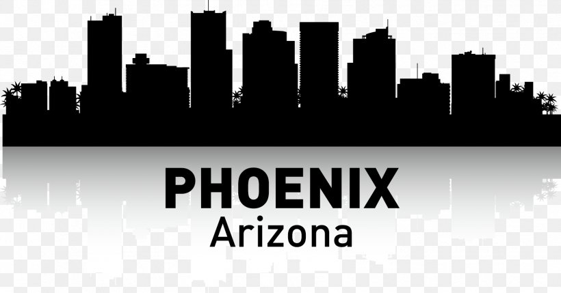 Phoenix Skyline Poster Printmaking, PNG, 1774x929px, Phoenix, Arizona, Art, Black And White, Brand Download Free