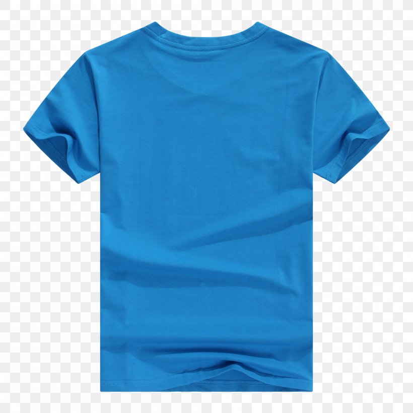 T-shirt Sleeve Clothing Polo Shirt, PNG, 2000x2000px, Tshirt, Active Shirt, Aqua, Blue, Clothing Download Free