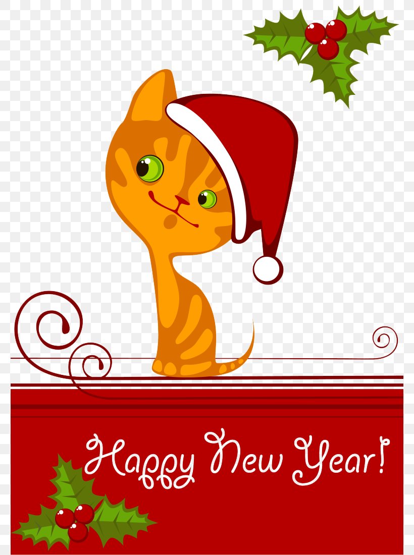 Cat Vector Graphics Royalty-free Christmas Day Image, PNG, 778x1100px, Cat, Cartoon, Christmas Day, Drawing, Fictional Character Download Free