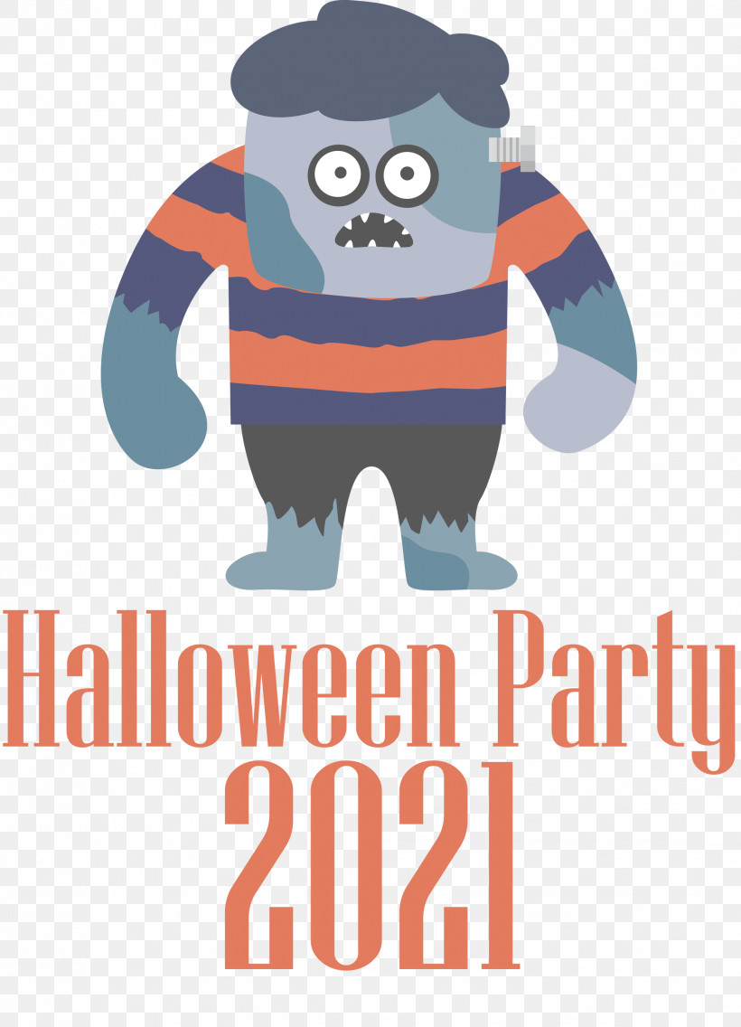 Halloween Party 2021 Halloween, PNG, 2164x3000px, Halloween Party, Behavior, Character, Human, Logo Download Free