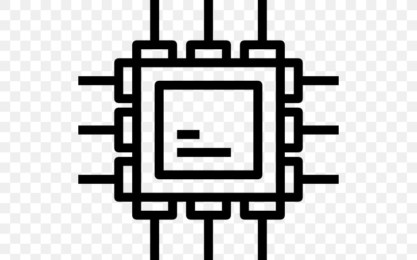 Laptop Integrated Circuits & Chips, PNG, 512x512px, Laptop, Android, Area, Black And White, Central Processing Unit Download Free