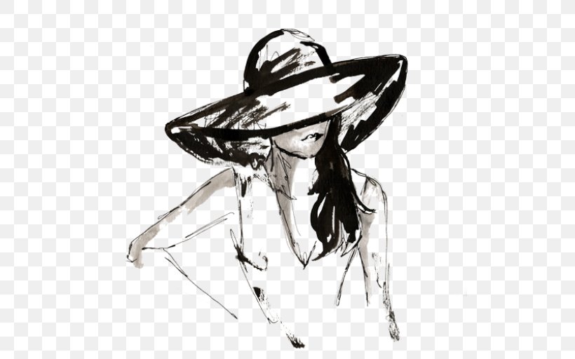 Magazine Wimbledon Station Editor In Chief Fashion Illustration Hat, PNG, 512x512px, Magazine, Art, Artwork, Black And White, Columnist Download Free