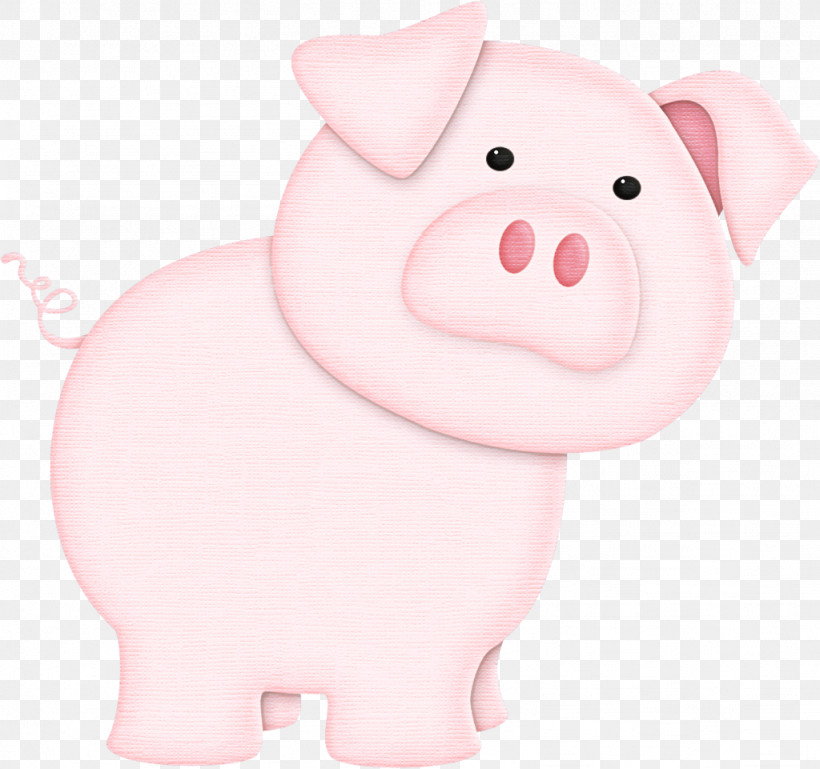 Piggy Bank, PNG, 1024x961px, Pink, Animal Figure, Cartoon, Livestock, Piggy Bank Download Free