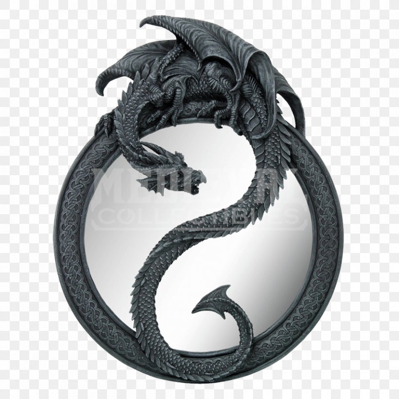 First Surface Mirror Yin And Yang Dragon Collectable, PNG, 850x850px, Mirror, Art, Collectable, Dragon, Fantasy Download Free