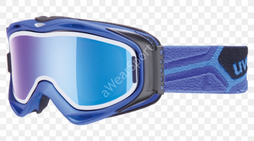 Goggles Skiing UVEX Ski & Snowboard Helmets Snowboarding, PNG, 900x500px, Goggles, Aqua, Azure, Backcountry Skiing, Blue Download Free