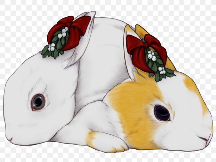 Domestic Rabbit European Rabbit Christmas Day Image, PNG, 1024x768px, Domestic Rabbit, Animated Cartoon, Cartoon, Christmas Day, Cushion Download Free