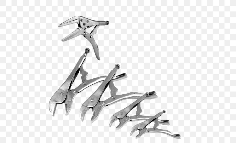 Hand Tool Locking Pliers Slide Hammer, PNG, 500x500px, Hand Tool, Black And White, Body Jewellery, Body Jewelry, Carbon Steel Download Free