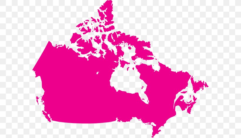 Canada United States Vector Map, PNG, 600x472px, Canada, Flower, Magenta, Map, Photography Download Free
