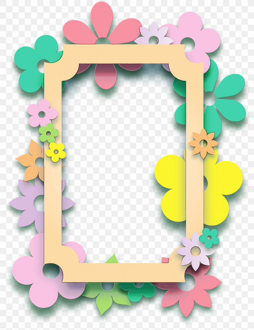 Picture Frame, PNG, 2307x2999px, 2021 Spring Frame, Happy Spring, Floral Design, Green, Infant Download Free