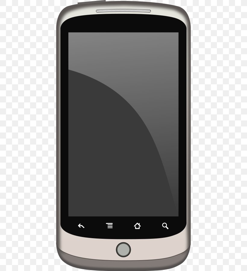 Smartphone Telephone Touchscreen Clip Art, PNG, 460x900px, Smartphone ...