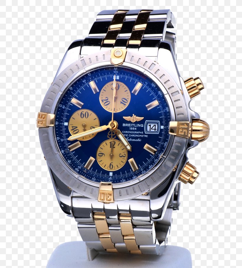 Watch Strap Breitling Chronomat Metal Cobalt Blue, PNG, 697x907px, Watch, Brand, Breitling Chronomat, Breitling Sa, Clothing Accessories Download Free