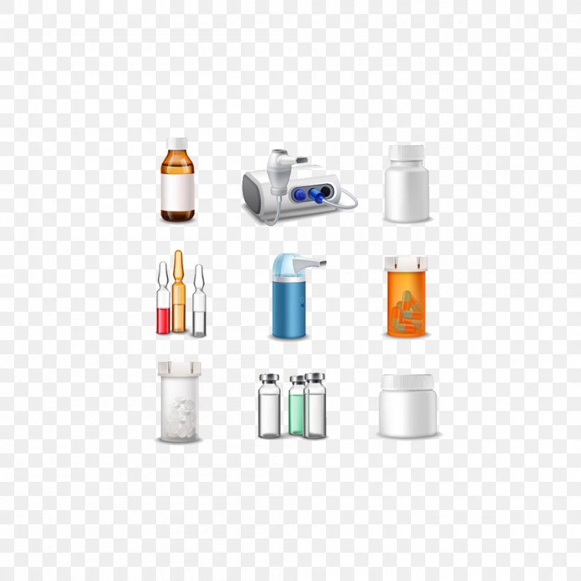 Bottle Pharmaceutical Drug Vector Graphics Illustration Pharmacy, PNG, 1000x1000px, Bottle, Envase, Liquid, Medicine, Packaging And Labeling Download Free