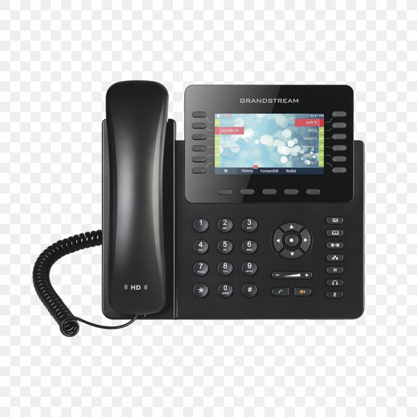 Grandstream Networks VoIP Phone Analog Telephone Adapter Grandstream GXP1625, PNG, 1000x1000px, Grandstream Networks, Analog Telephone Adapter, Caller Id, Communication, Corded Phone Download Free