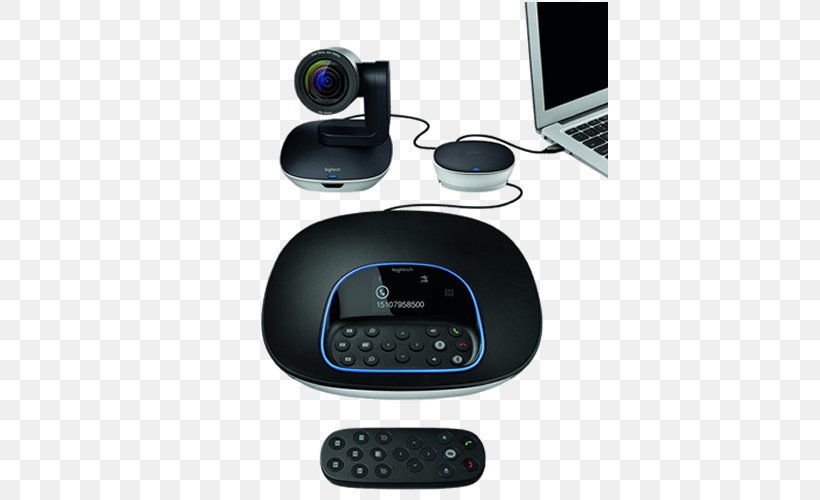 Microphone Logitech 960-001054 Group Hd Video And Audio Conferencing System Videotelephony, PNG, 500x500px, Watercolor, Cartoon, Flower, Frame, Heart Download Free