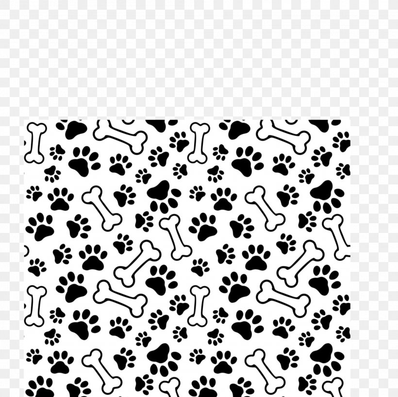 Paw Canidae Dalmatian Dog Puppy Footprint, PNG, 2089x2084px, Paw, Area, Black, Black And White, Bone Download Free