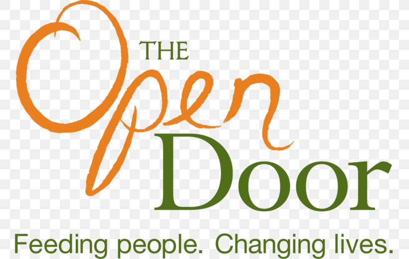 The Open Door Logo Food Brand Produce, PNG, 767x520px, Open Door, Area, Brand, Food, Gloucester Download Free