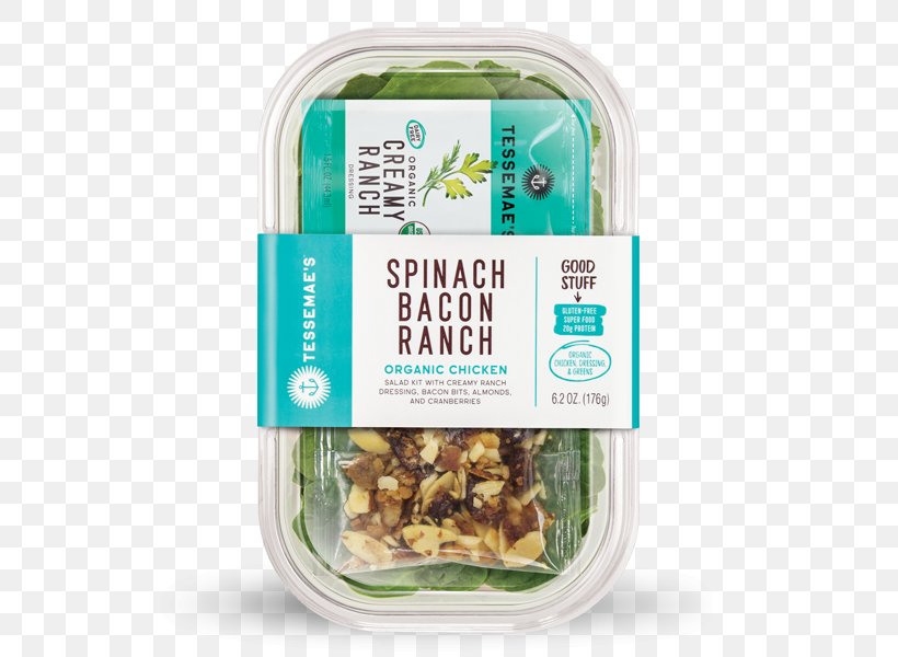 Vegetarian Cuisine Spinach Salad Bacon Organic Food Ranch Dressing, PNG, 600x600px, Vegetarian Cuisine, Bacon, Dish, Flavor, Food Download Free