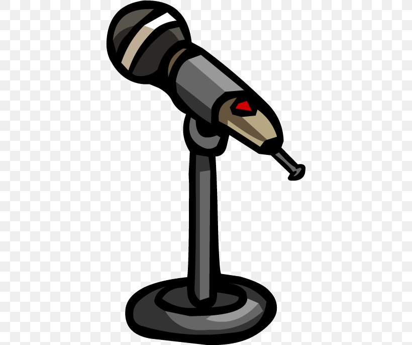 Wireless Microphone Club Penguin Clip Art Image, PNG, 397x686px, Microphone, Cartoon, Club Penguin, Royaltyfree, Silhouette Download Free